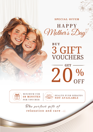 Mother’s Day Gift 20% Off at Organic Thai Massage Therapy Newtown Sydney