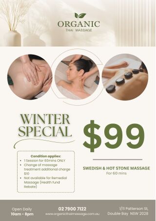 Winter Offer! at Blue Sky Thai Massage Newtown Sydney